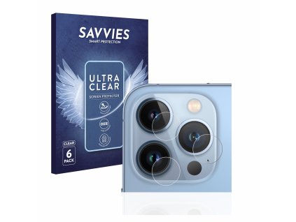 Apple iPhone 13 Pro (Csak kamera) típusú telefonhoz 6db-os Savvies SU75 kijelzőfólia
