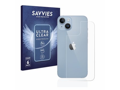 Apple iPhone 14 (Hátlapi) típusú telefonhoz 6db-os Savvies SU75 kijelzőfólia