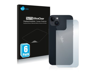 Apple iPhone 14 Plus (Hátlapi) típusú telefonhoz 6db-os Savvies SU75 kijelzőfólia
