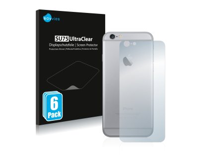 Apple iPhone 6 Hátlapi (entire surface) típusú telefonhoz 6db-os Savvies SU75 kijelzőfólia