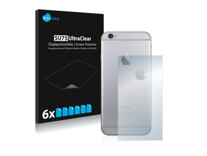 Apple iPhone 6 Hátlapi side (middle surface  +  LogoCut) típusú telefonhoz 6db-os Savvies SU75 kijelzőfólia