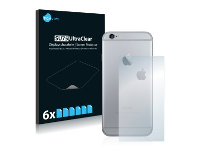 Apple iPhone 6 Plus Hátlapi side (middle surface  +  LogoCut) típusú telefonhoz 6db-os Savvies SU75 kijelzőfólia
