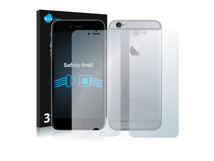 Apple iPhone 6S Plus (Előlapi + Hátlapi) típusú telefonhoz 6db-os Savvies SU75 kijelzőfólia