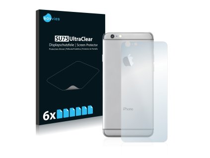Apple iPhone 6S Plus Hátlapi (entire surface) típusú telefonhoz 6db-os Savvies SU75 kijelzőfólia