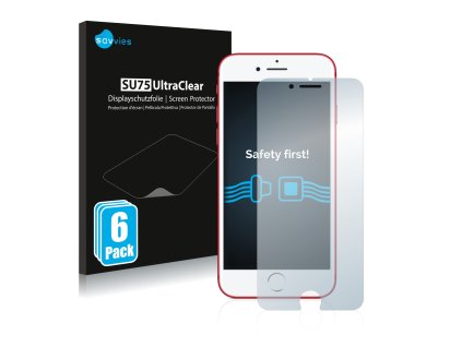 Apple iPhone 7 Red típusú telefonhoz 6db-os Savvies SU75 kijelzőfólia