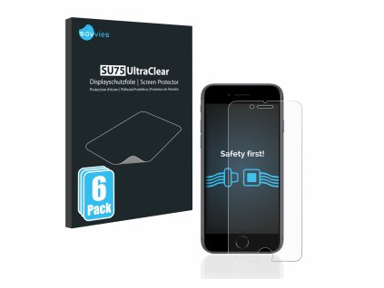 Apple iPhone 8 típusú telefonhoz 6db-os Savvies SU75 kijelzőfólia