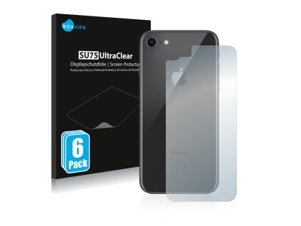 Apple iPhone 8 (Hátlapi) típusú telefonhoz 6db-os Savvies SU75 kijelzőfólia