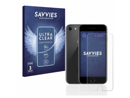 Apple iPhone 8 (Előlapi + Kamera) típusú telefonhoz 6db-os Savvies SU75 kijelzőfólia