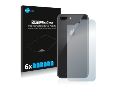 Apple iPhone 8 Plus (Hátlapi) típusú telefonhoz 6db-os Savvies SU75 kijelzőfólia