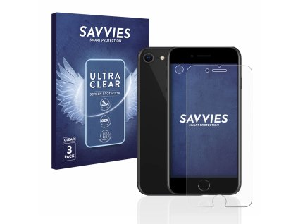Apple iPhone SE 2 2020 (Előlapi + Kamera) típusú telefonhoz 6db-os Savvies SU75 kijelzőfólia