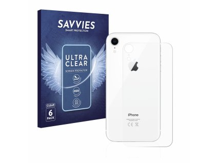 Apple iPhone XR (Hátlapi) típusú telefonhoz 6db-os Savvies SU75 kijelzőfólia