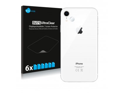 Apple iPhone XR (Csak kamera) típusú telefonhoz 6db-os Savvies SU75 kijelzőfólia