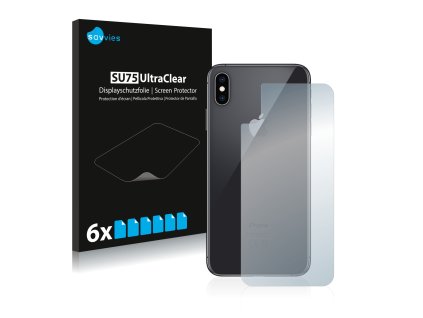 Apple iPhone Xs (Hátlapi) típusú telefonhoz 6db-os Savvies SU75 kijelzőfólia