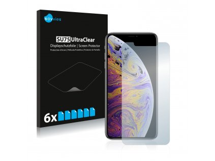Apple iPhone Xs Max típusú telefonhoz 6db-os Savvies SU75 kijelzőfólia