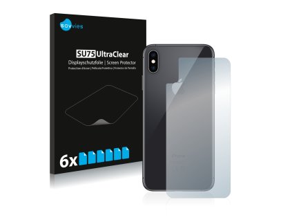 Apple iPhone Xs Max (Hátlapi) típusú telefonhoz 6db-os Savvies SU75 kijelzőfólia
