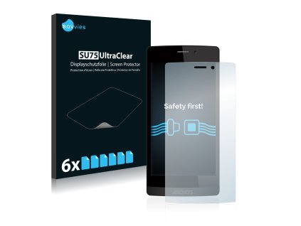 Archos 50 Diamond típusú telefonhoz 6db-os Savvies SU75 kijelzőfólia