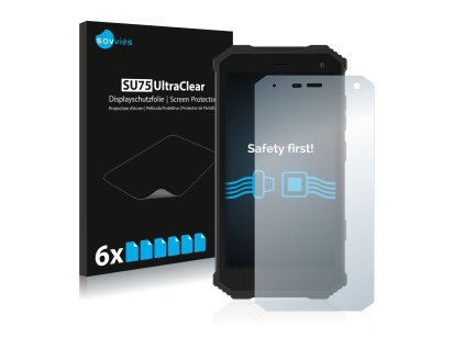 Archos Saphir 50X típusú telefonhoz 6db-os Savvies SU75 kijelzőfólia