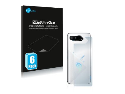 ASUS ROG Phone 5s (Hátlapi) típusú telefonhoz 6db-os Savvies SU75 kijelzőfólia