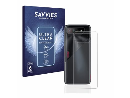 ASUS ROG Phone 7 (Hátlapi) típusú telefonhoz 6db-os Savvies SU75 kijelzőfólia