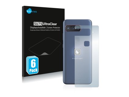 ASUS Smartphone for Snapdragon Insiders (Hátlapi) típusú telefonhoz 6db-os Savvies SU75 kijelzőfólia