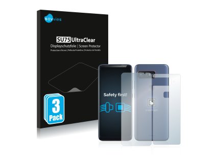 ASUS Smartphone for Snapdragon Insiders (Előlapi + Hátlapi) típusú telefonhoz 6db-os Savvies SU75 kijelzőfólia