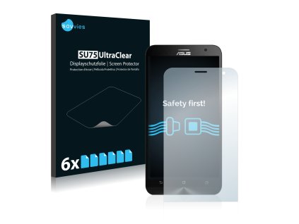 ASUS ZenFone 2 Laser ZE600KL típusú telefonhoz 6db-os Savvies SU75 kijelzőfólia