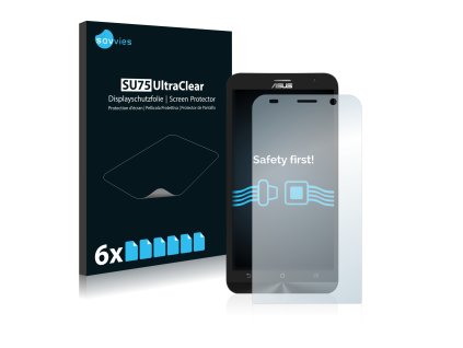 ASUS ZenFone 2 ZE551ML típusú telefonhoz 6db-os Savvies SU75 kijelzőfólia