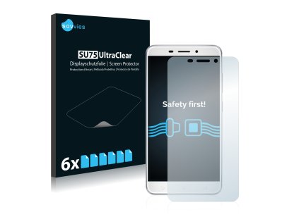 ASUS ZenFone 3 Laser ZC551KL típusú telefonhoz 6db-os Savvies SU75 kijelzőfólia
