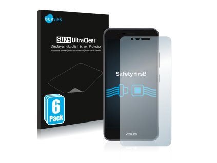 ASUS ZenFone 3 Max ZC520TL típusú telefonhoz 6db-os Savvies SU75 kijelzőfólia