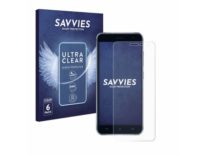 ASUS ZenFone 3 ZE520KL típusú telefonhoz 6db-os Savvies SU75 kijelzőfólia