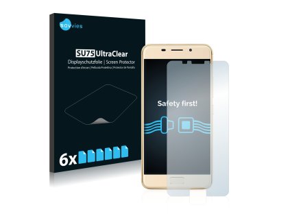 ASUS ZenFone 3s Max ZC521TL típusú telefonhoz 6db-os Savvies SU75 kijelzőfólia