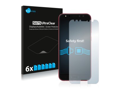 ASUS ZenFone 4 Selfie Pro ZD552KL típusú telefonhoz 6db-os Savvies SU75 kijelzőfólia