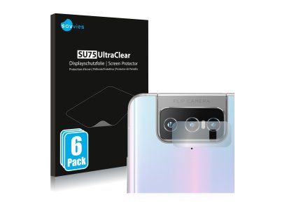 ASUS Zenfone 7 Pro ZS671KS (Csak kamera) típusú telefonhoz 6db-os Savvies SU75 kijelzőfólia