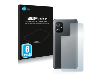 ASUS ZenFone 8 (Hátlapi) típusú telefonhoz 6db-os Savvies SU75 kijelzőfólia