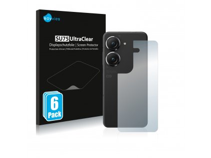 ASUS ZenFone 9 (Hátlapi) típusú telefonhoz 6db-os Savvies SU75 kijelzőfólia