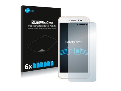 ASUS ZenFone Live ZB501KL típusú telefonhoz 6db-os Savvies SU75 kijelzőfólia