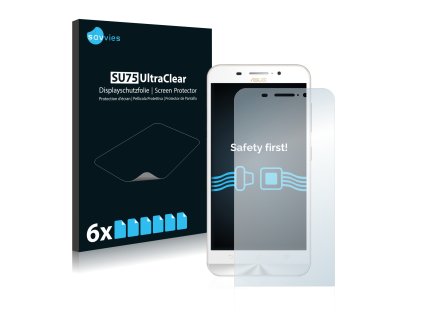 ASUS ZenFone Max ZC550KL típusú telefonhoz 6db-os Savvies SU75 kijelzőfólia