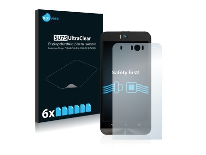 ASUS ZenFone Selfie ZD551KL típusú telefonhoz 6db-os Savvies SU75 kijelzőfólia