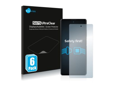 Blackview A100 típusú telefonhoz 6db-os Savvies SU75 kijelzőfólia