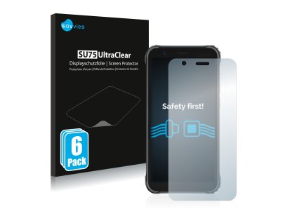 Blackview BV4900S típusú telefonhoz 6db-os Savvies SU75 kijelzőfólia