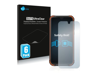 Blackview BV5900 típusú telefonhoz 6db-os Savvies SU75 kijelzőfólia