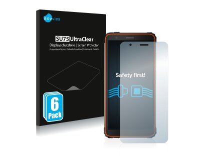 Blackview BV6600E típusú telefonhoz 6db-os Savvies SU75 kijelzőfólia