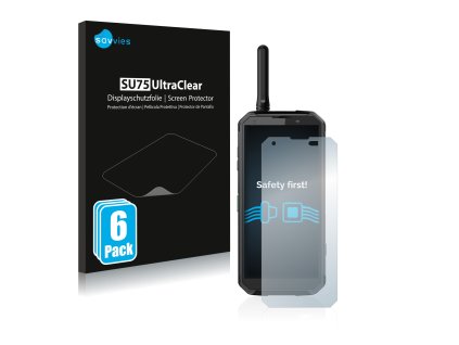 Blackview BV9500 Pro típusú telefonhoz 6db-os Savvies SU75 kijelzőfólia