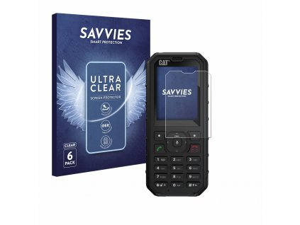 Caterpillar Cat B35 típusú telefonhoz 6db-os Savvies SU75 kijelzőfólia
