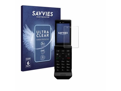 Caterpillar Cat S22 Flip típusú telefonhoz 6db-os Savvies SU75 kijelzőfólia