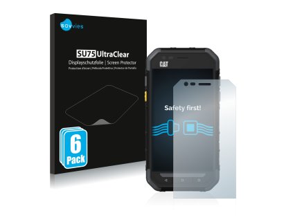 Caterpillar Cat S30 típusú telefonhoz 6db-os Savvies SU75 kijelzőfólia