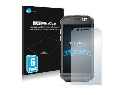 Caterpillar Cat S31 típusú telefonhoz 6db-os Savvies SU75 kijelzőfólia