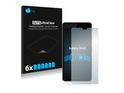 Cubot H3 típusú telefonhoz 6db-os Savvies SU75 kijelzőfólia