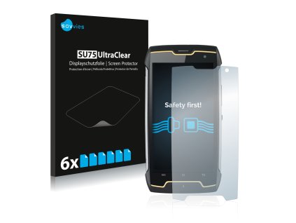 Cubot King Kong típusú telefonhoz 6db-os Savvies SU75 kijelzőfólia