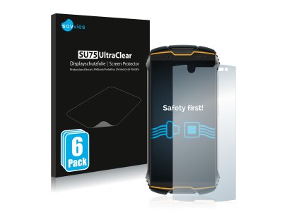 Cubot King Kong Mini típusú telefonhoz 6db-os Savvies SU75 kijelzőfólia